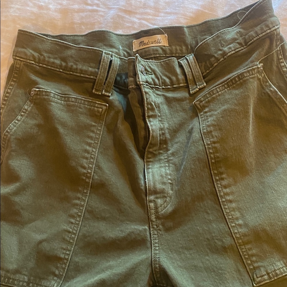 Madewell high rise cropped wide leg pant. - Picture 3 of 5